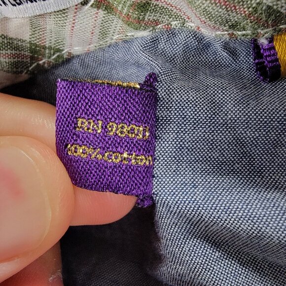 AKOO Hunt Club Shirt Mens 2XL Gray Green Plaid Short Sleeve Western‎ Urban - Picture 7 of 9